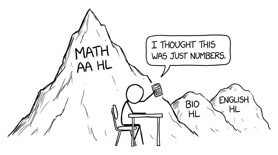Student vs the Math HL mountain