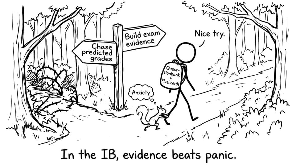 Student chooses build exam evidence path