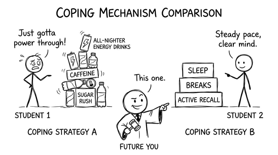 Future you judging coping strategies