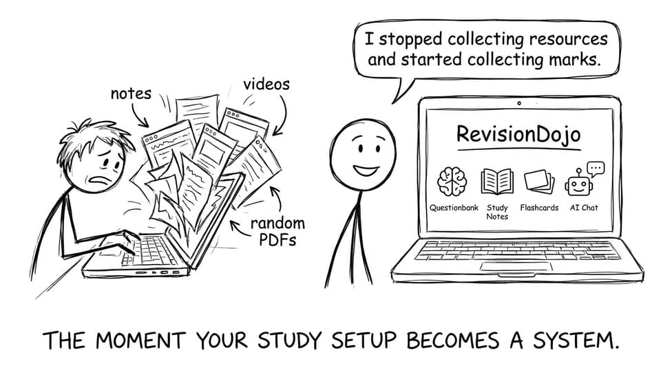 The moment your study setup becomes a system.