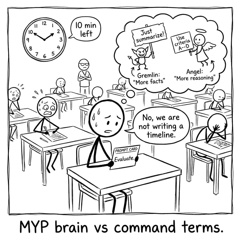 MYP brain vs command terms