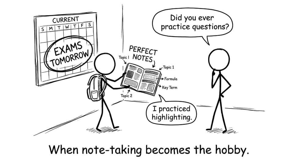 Perfect notes vs exams tomorrow