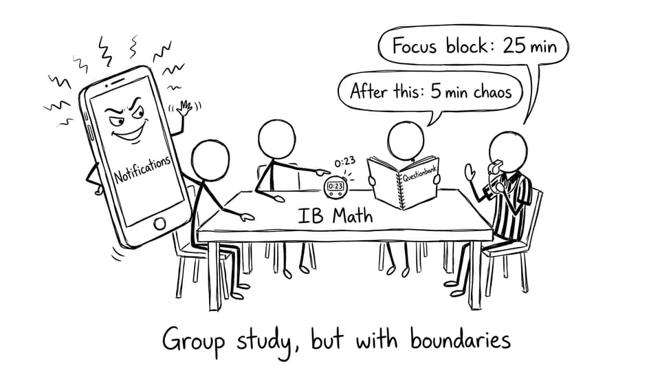 Group study, but with boundaries