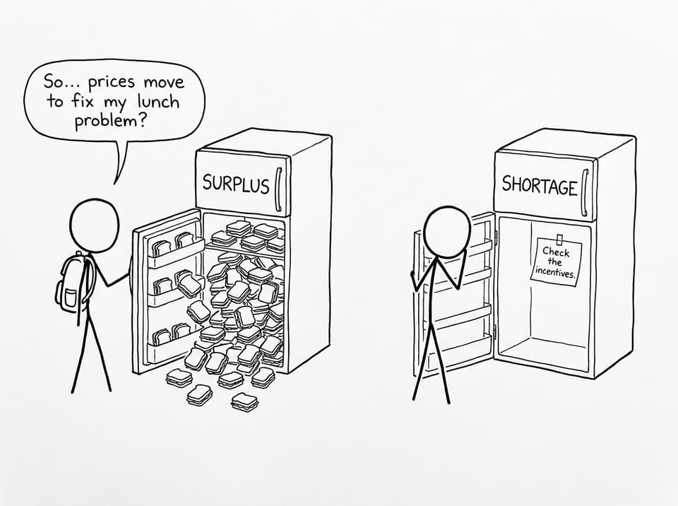 Surplus fridge vs shortage fridge