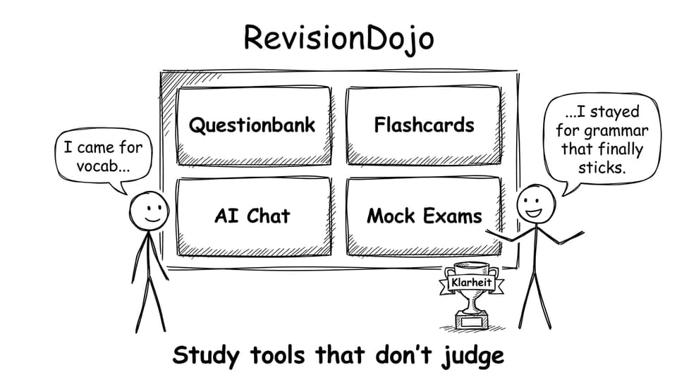 A funny comic about RevisionDojo tools