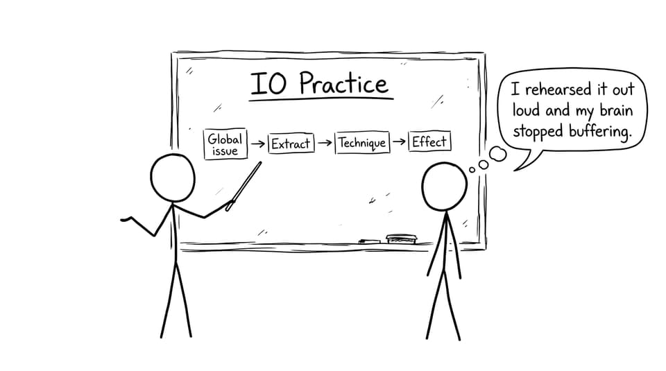 IO practice comic