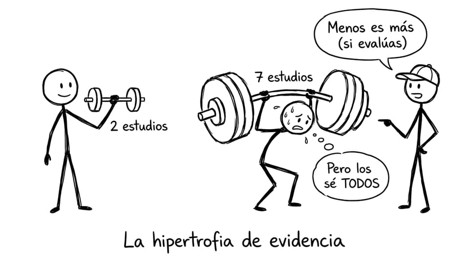 Comic: la hipertrofia de evidencia