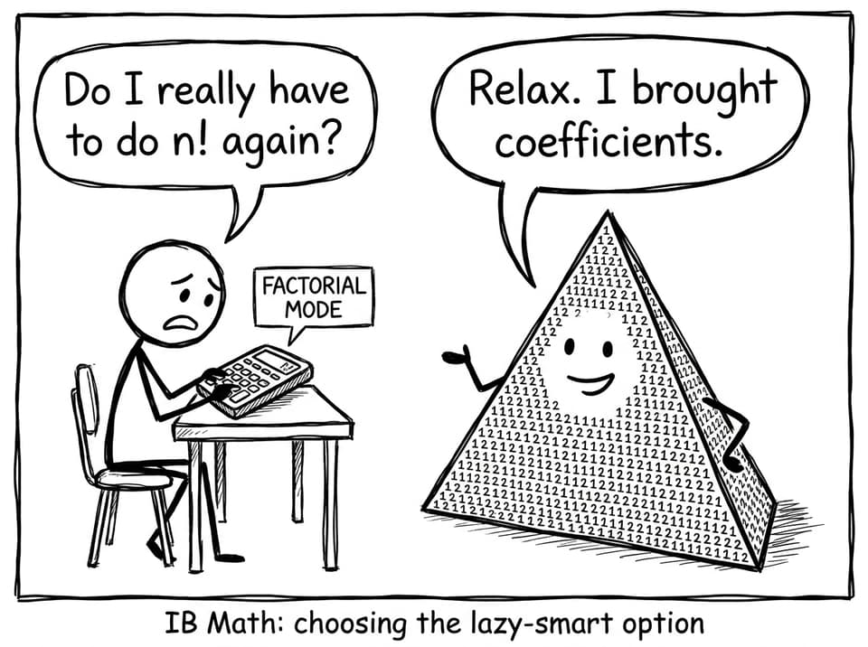 A student discovers factorial-free coefficients