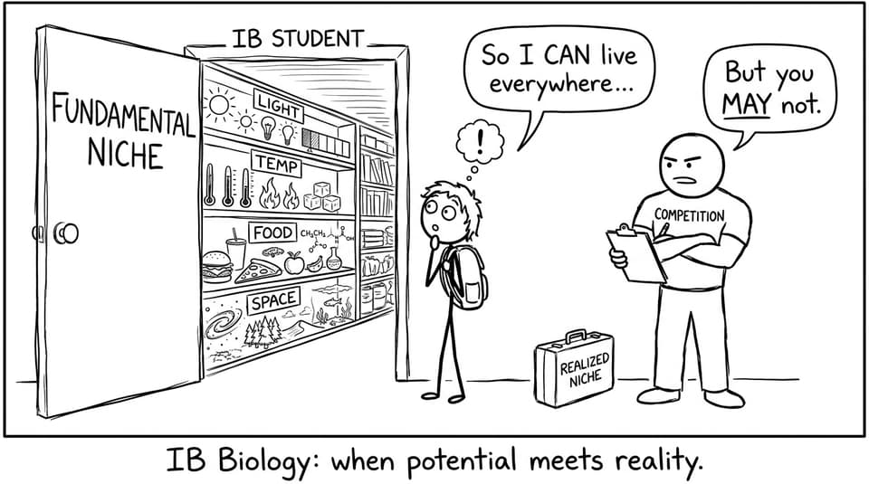 Fundamental vs realized niche comic