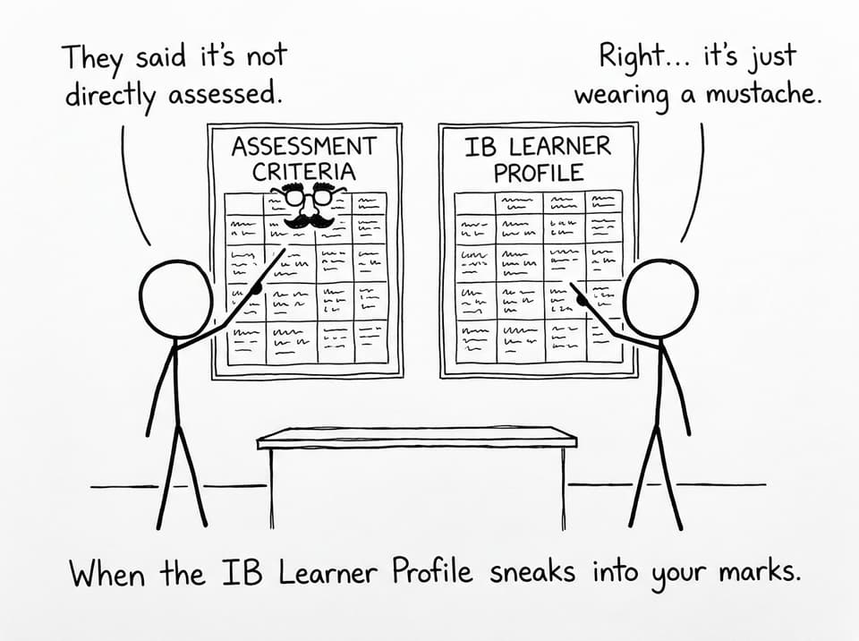 When the IB Learner Profile sneaks into your marks