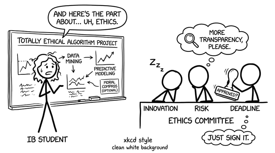An ethics committee meets an IB deadline