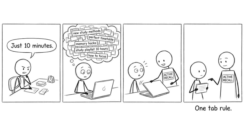 One tab rule comic