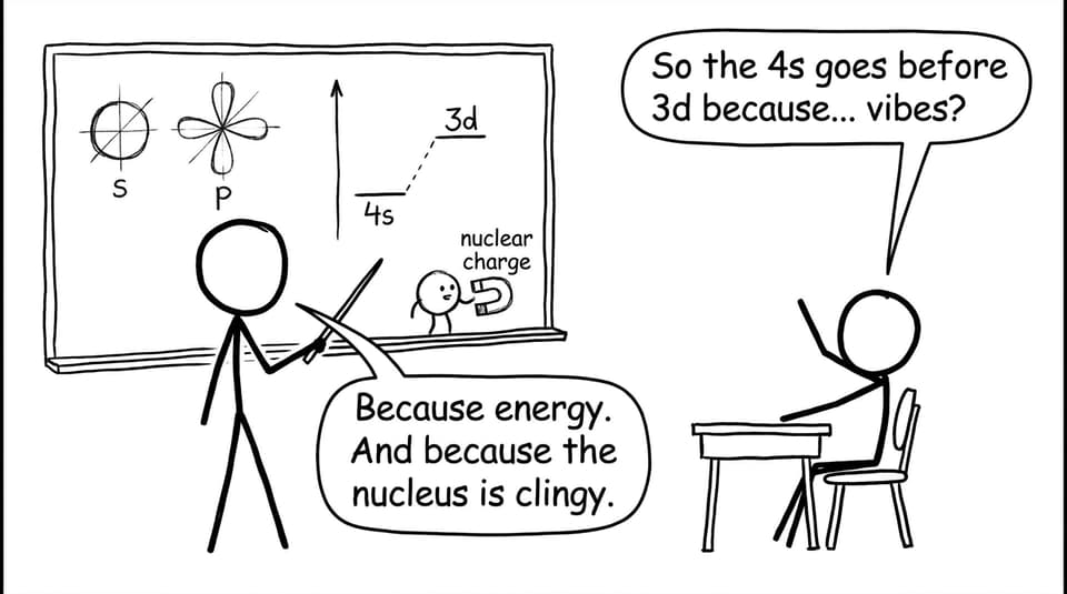 Teacher calling the nucleus “clingy”