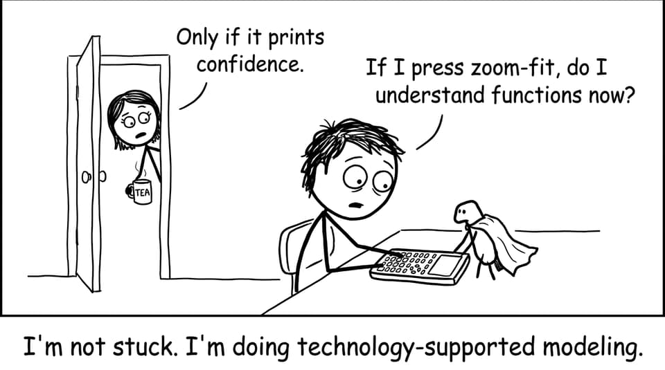 Student vs calculator confidence