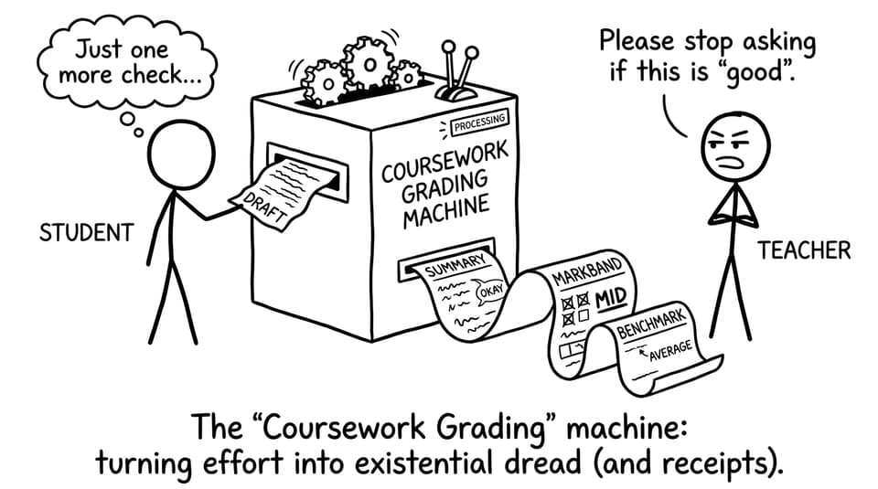 A Coursework Grading machine printing report styles