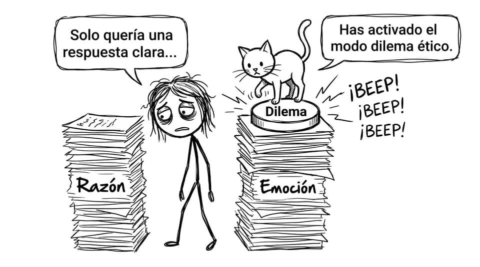 Un estudiante activa sin querer un dilema ético
