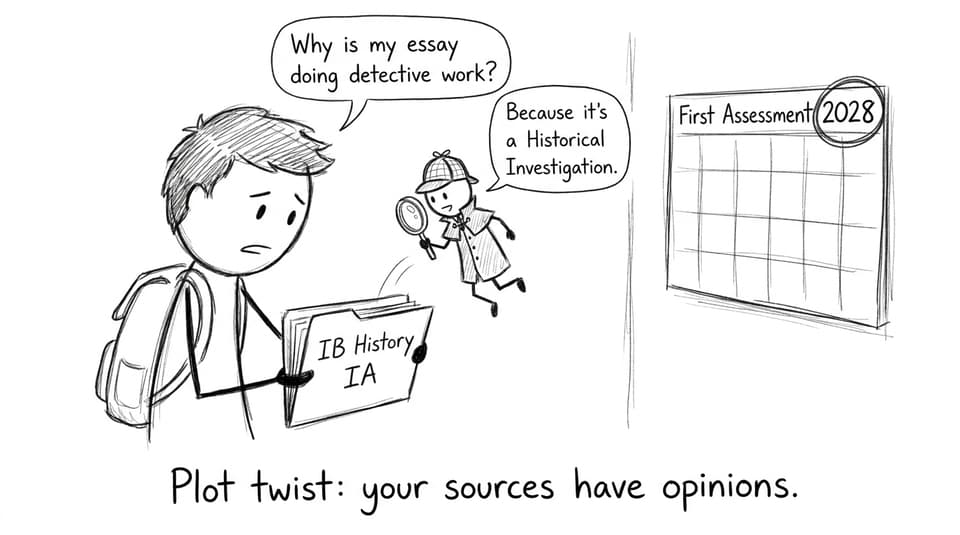A student meets their IA detective