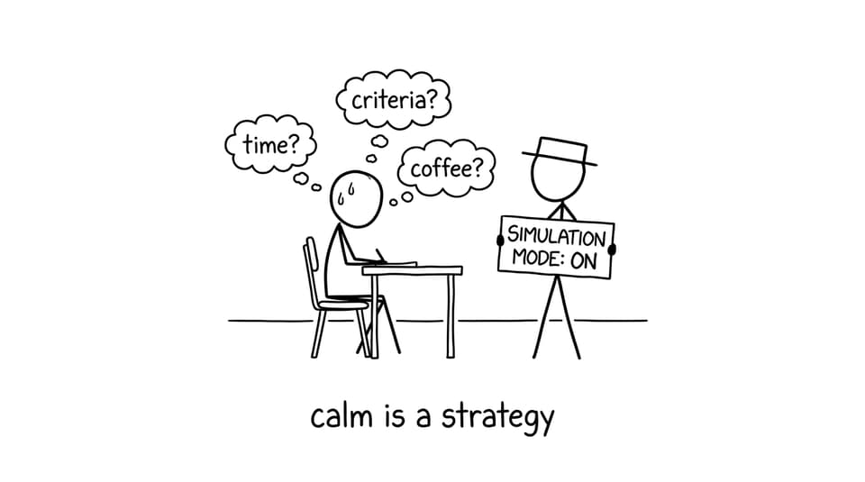 Simulation mode comic