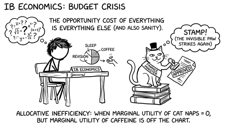 An IB student budgeting like a government