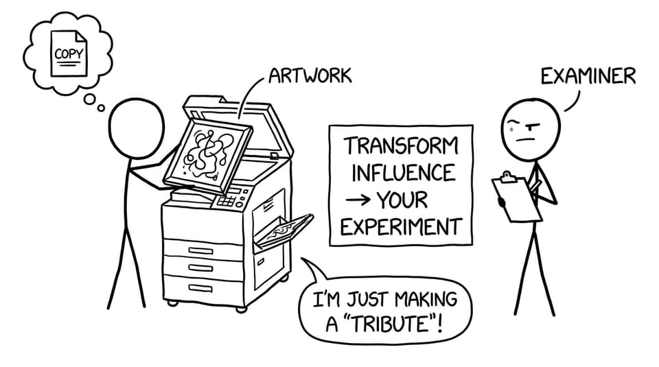 Copying vs transforming influence