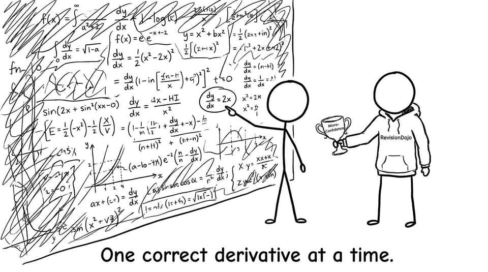 Student gets “Micro-Confidence” trophy for one tiny correct step