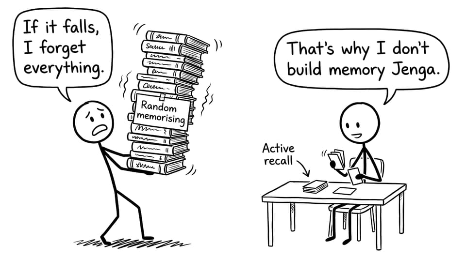 IB memory Jenga comic