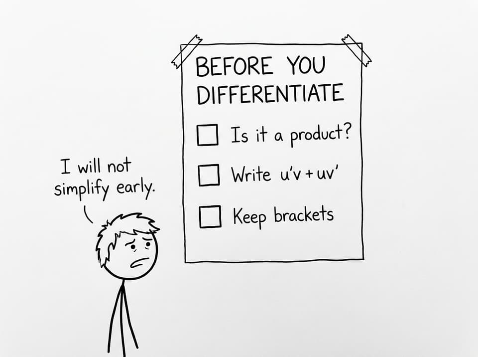 Before you differentiate checklist poster