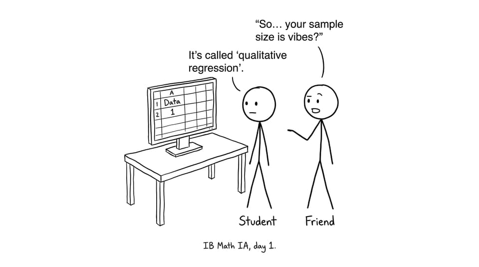 Student with a one-row dataset
