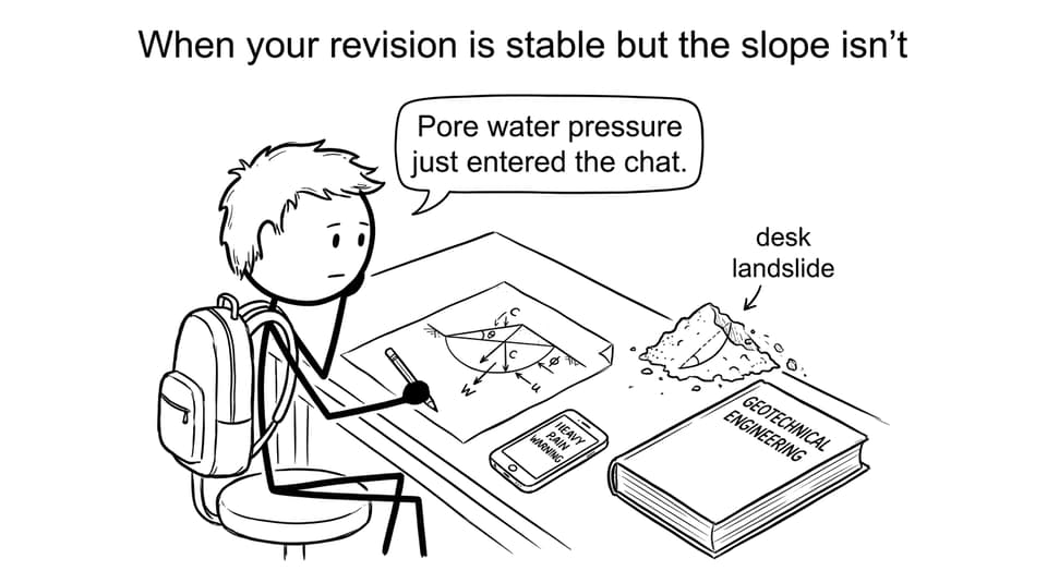 Comic: stable revision vs unstable slope