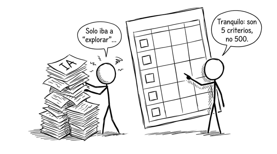 Estudiante vs rúbrica de IA