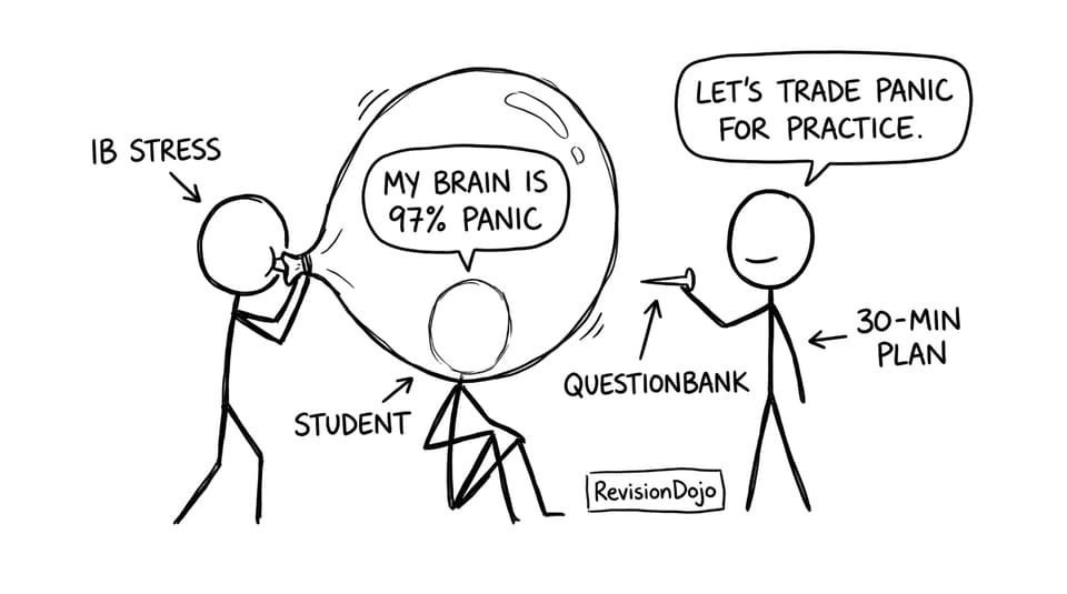 Stress balloon popped by plan comic