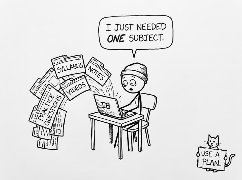 Too many IB tabs comic