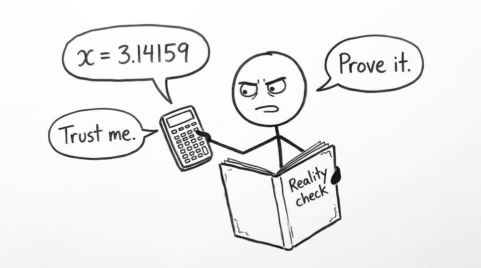 Calculator vs reality check