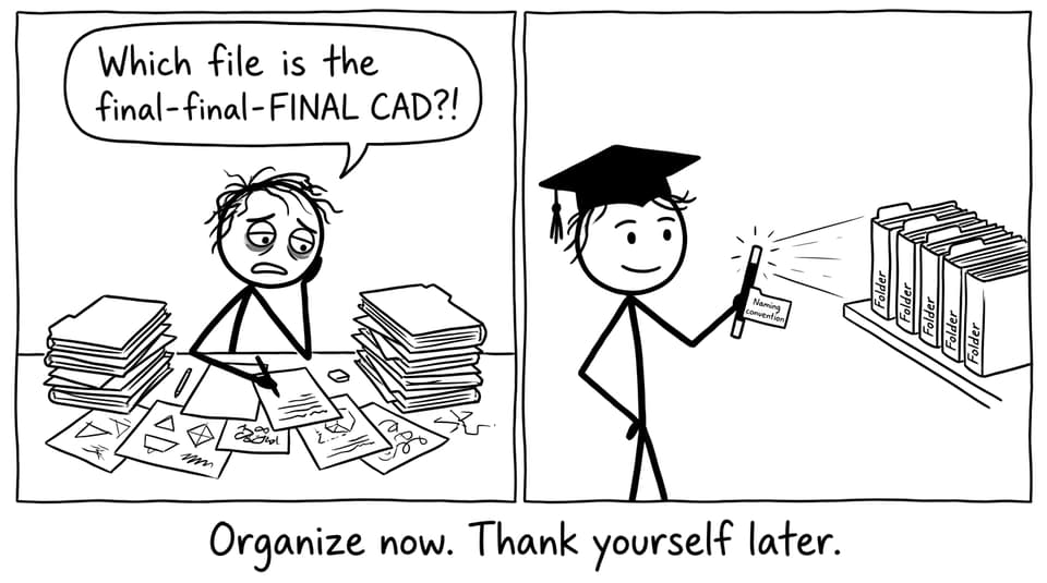 Comic: Organize now, thank yourself later