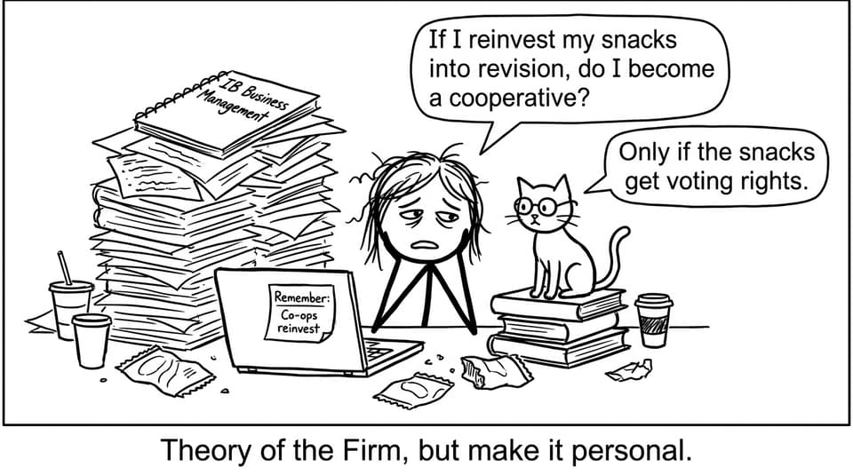 Revision snacks cooperative joke