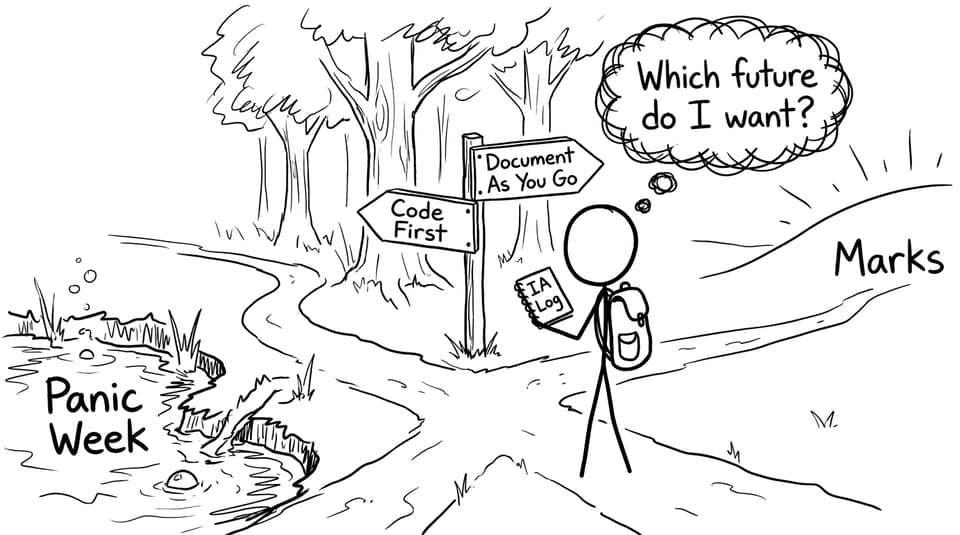 Two paths: code first vs document as you go
