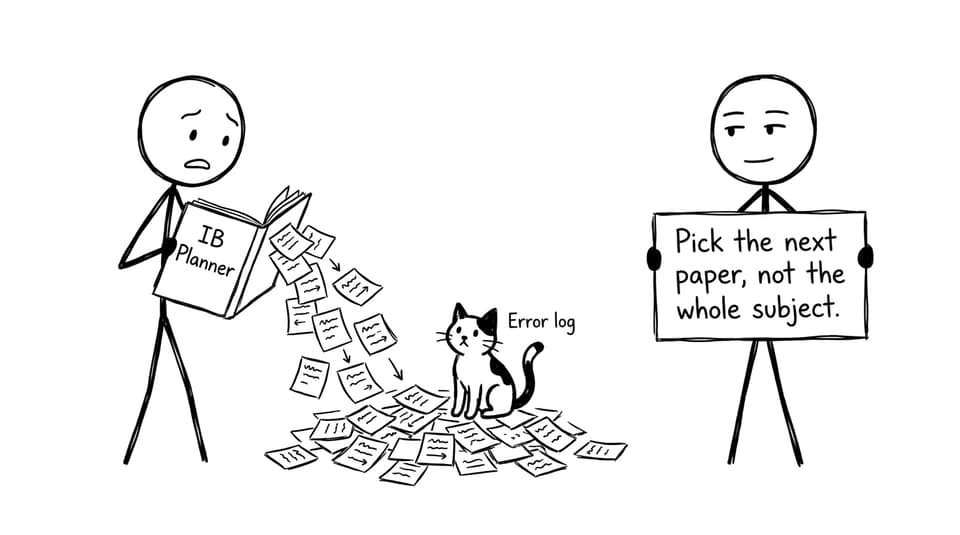 IB planner avalanche comic