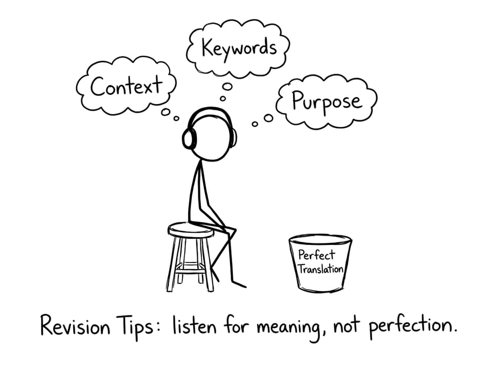 Meaning vs perfection comic