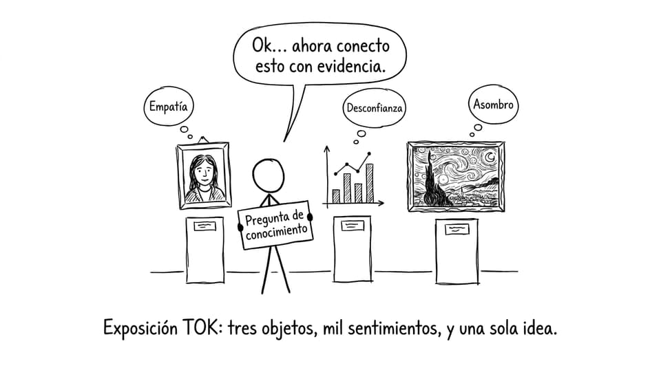 Tres objetos con emociones distintas en la exposición TOK