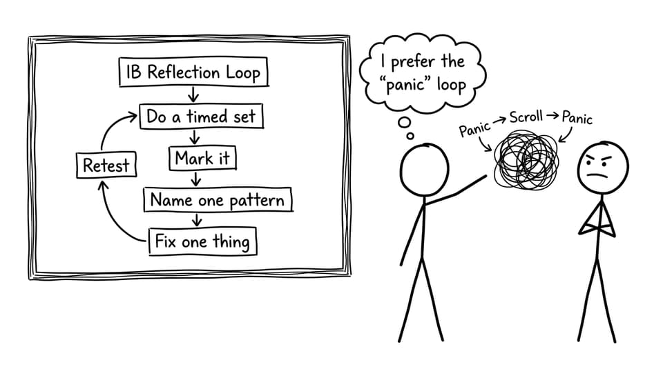 IB reflection loop comic