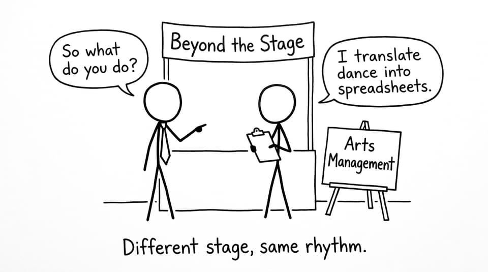 Career fair: arts management humor