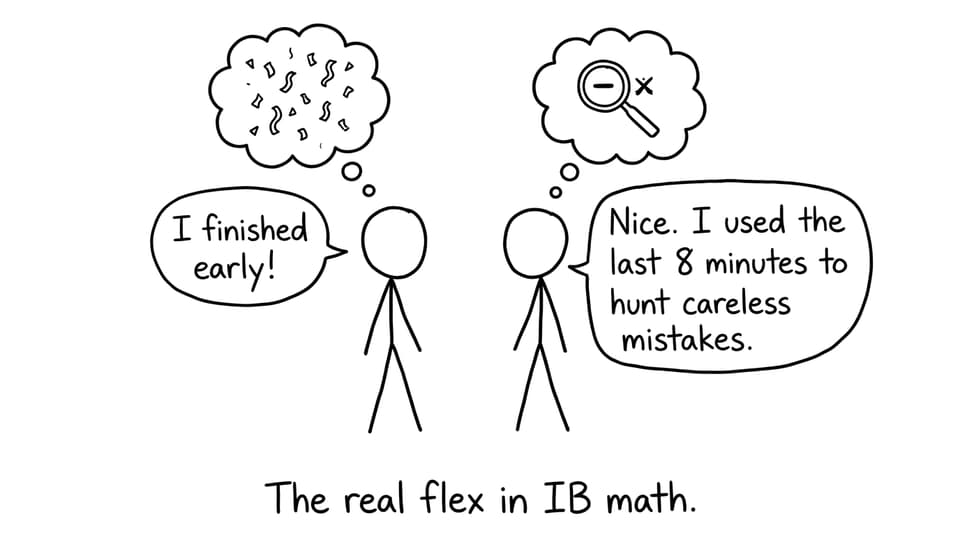 The real flex in IB math