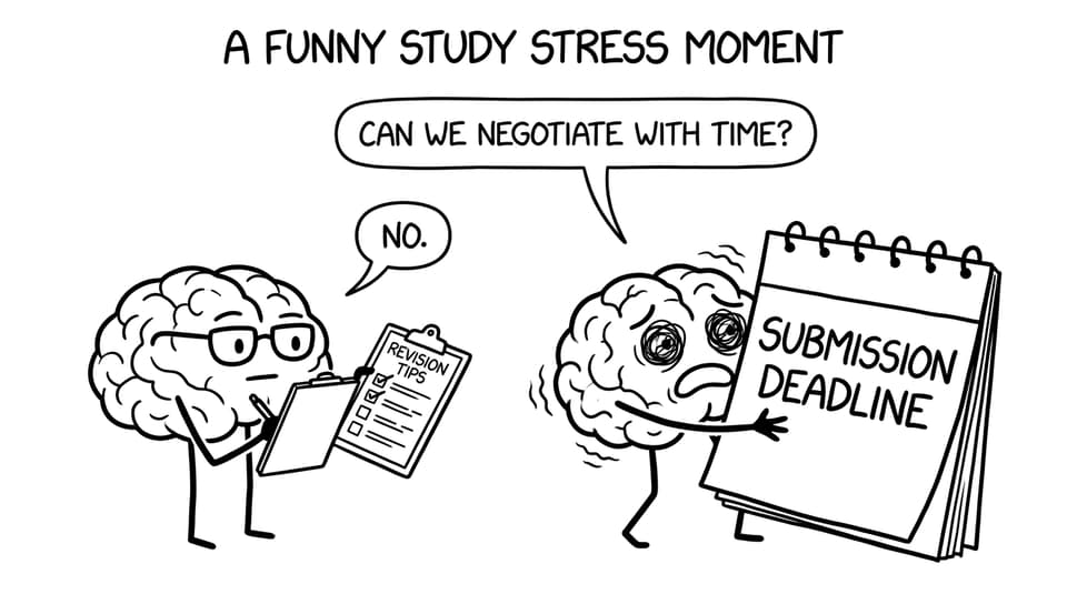 Two brains: calm checklist vs deadline panic