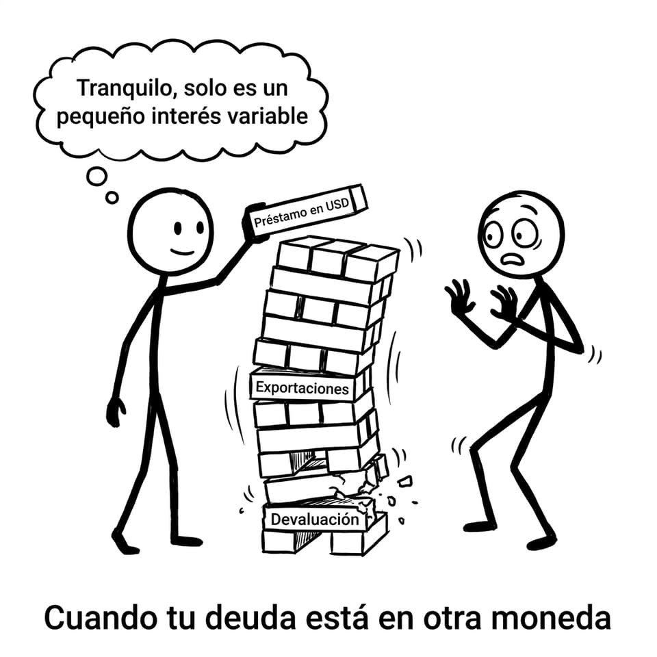 Cuando tu deuda está en otra moneda