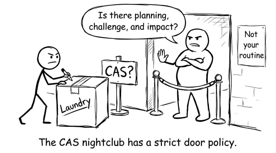 The CAS nightclub has a strict door policy