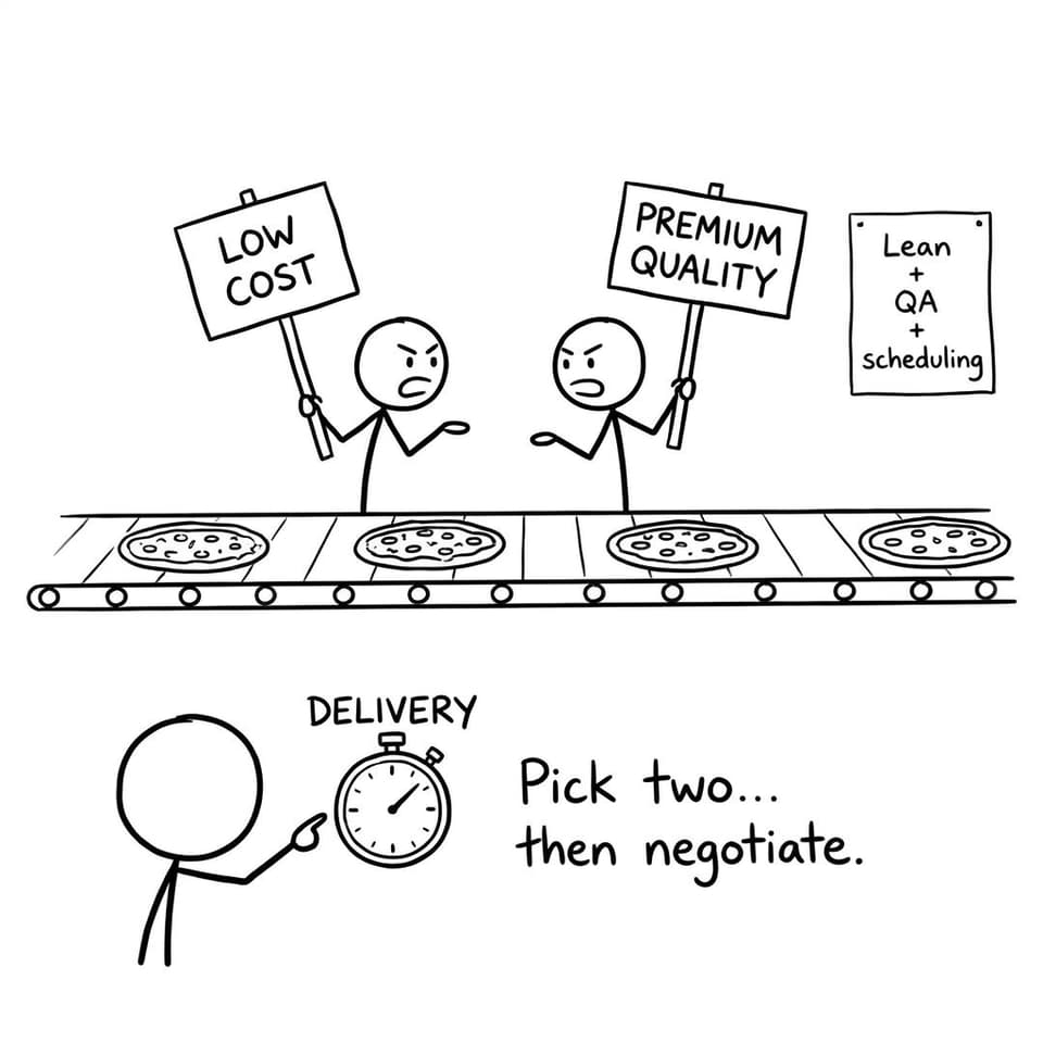 Pick two then negotiate comic