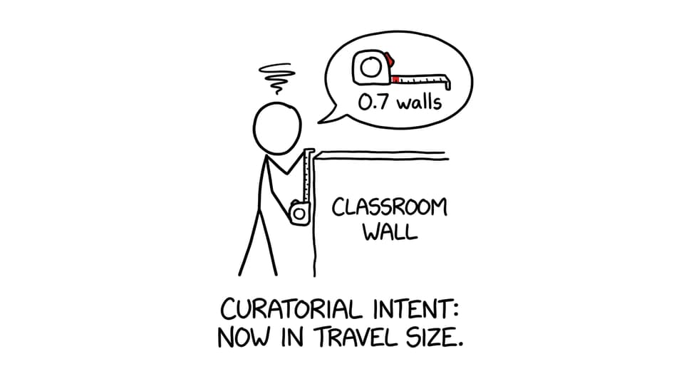 Tape measure reads 0.7 walls