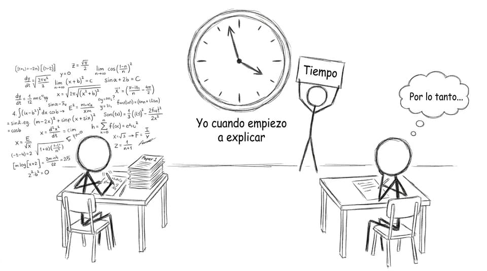El reloj del examen