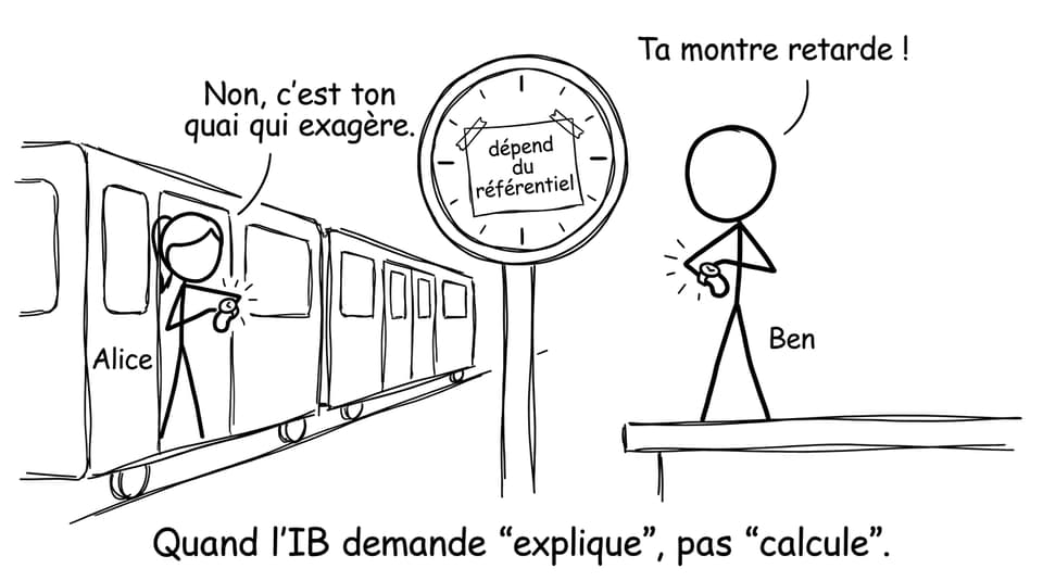 Alice et Ben se disputent sur leurs montres