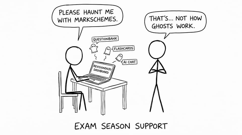 RevisionDojo support comic